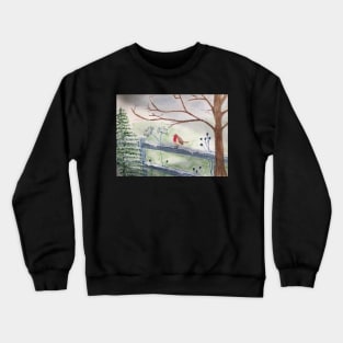 Winter Robin Crewneck Sweatshirt